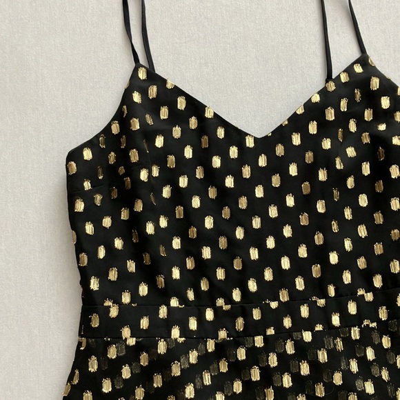 Banana Republic Gold Dot Dress (6) - Picture 4 of 11